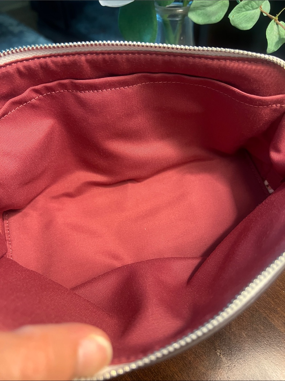 Coach Floral Leather Zip Pouch - Picture 13 of 17